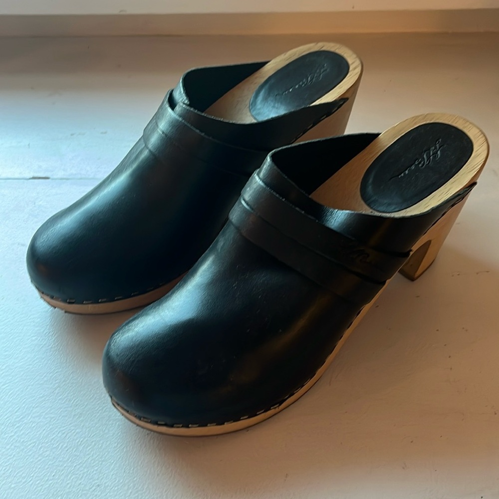 Tall Black Clogs by LL Bean